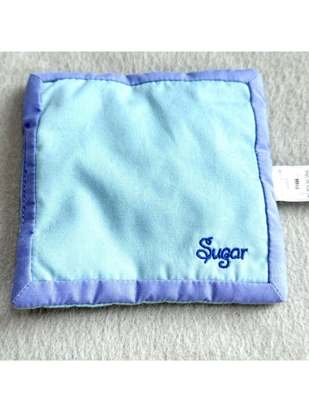 American Girl Pet Dog Blue Blanket Sugar Monogrammed 2012